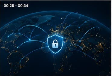 Globe protected by a VPN connection